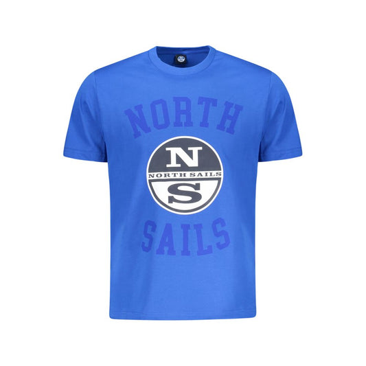 North Sails Blue Cotton Men's T-Shirt