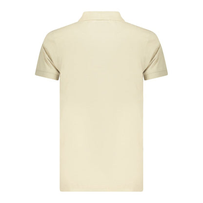 Norway 1963 Beige Cotton Men Polo Shirt