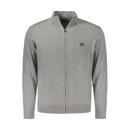 Norway 1963 Blu Poliammide Uomo Cardigan