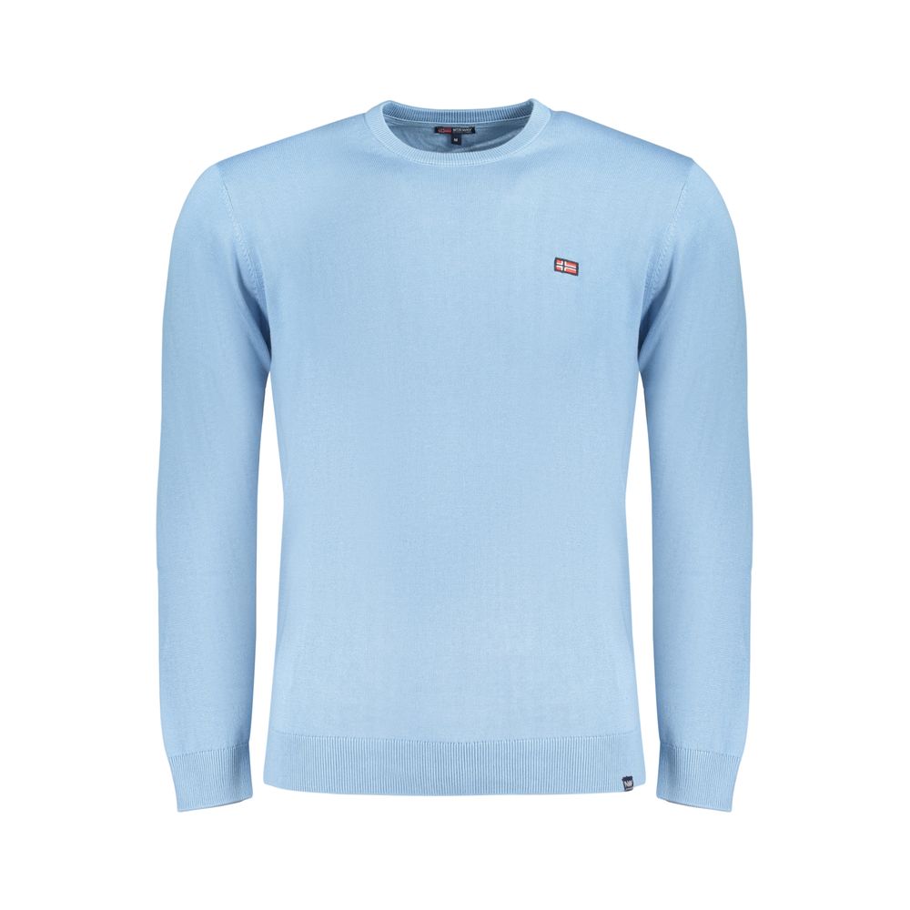 Norway 1963 Blue Cotton Men's Sweater