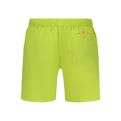 Norway 1963 Verde Poliammide Men's Swim Boxer