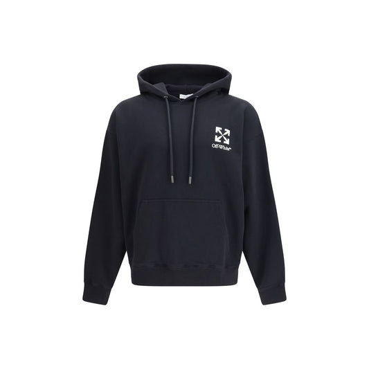 Off-White Black Cotton Sweatshirt