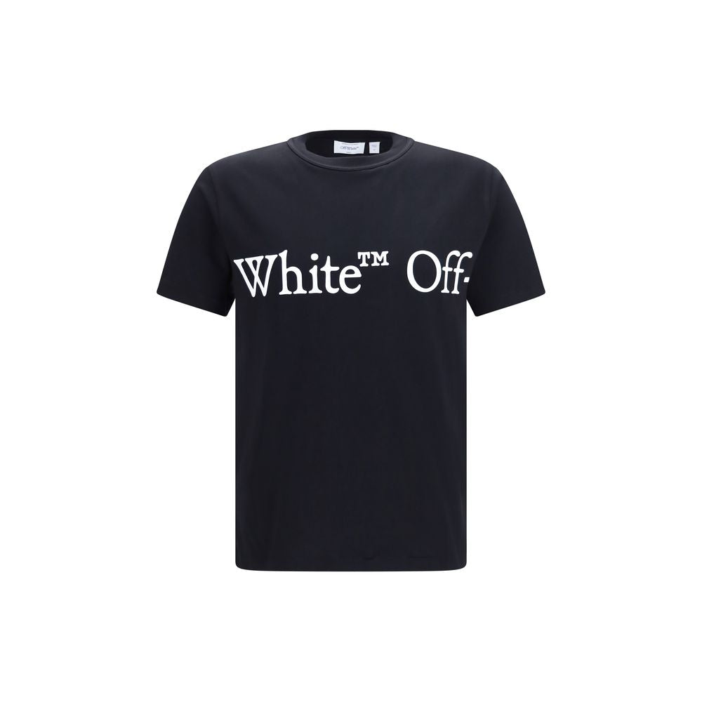 Off-White Black Cotton T-Shirt