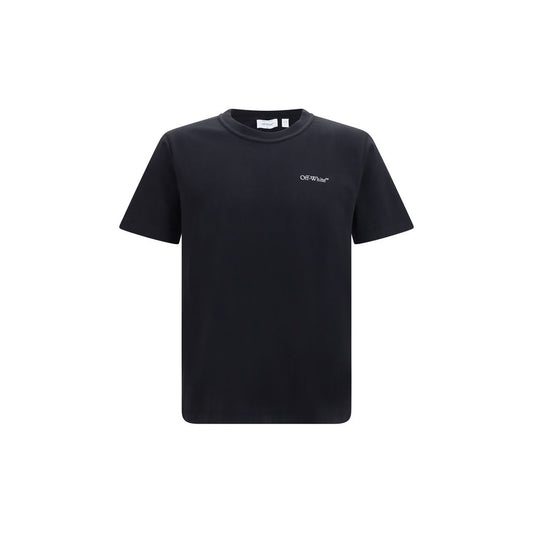 Off-White Black Cotton T-Shirt
