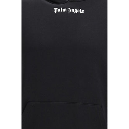 Palm Angels Black Cotton Sweatshirt