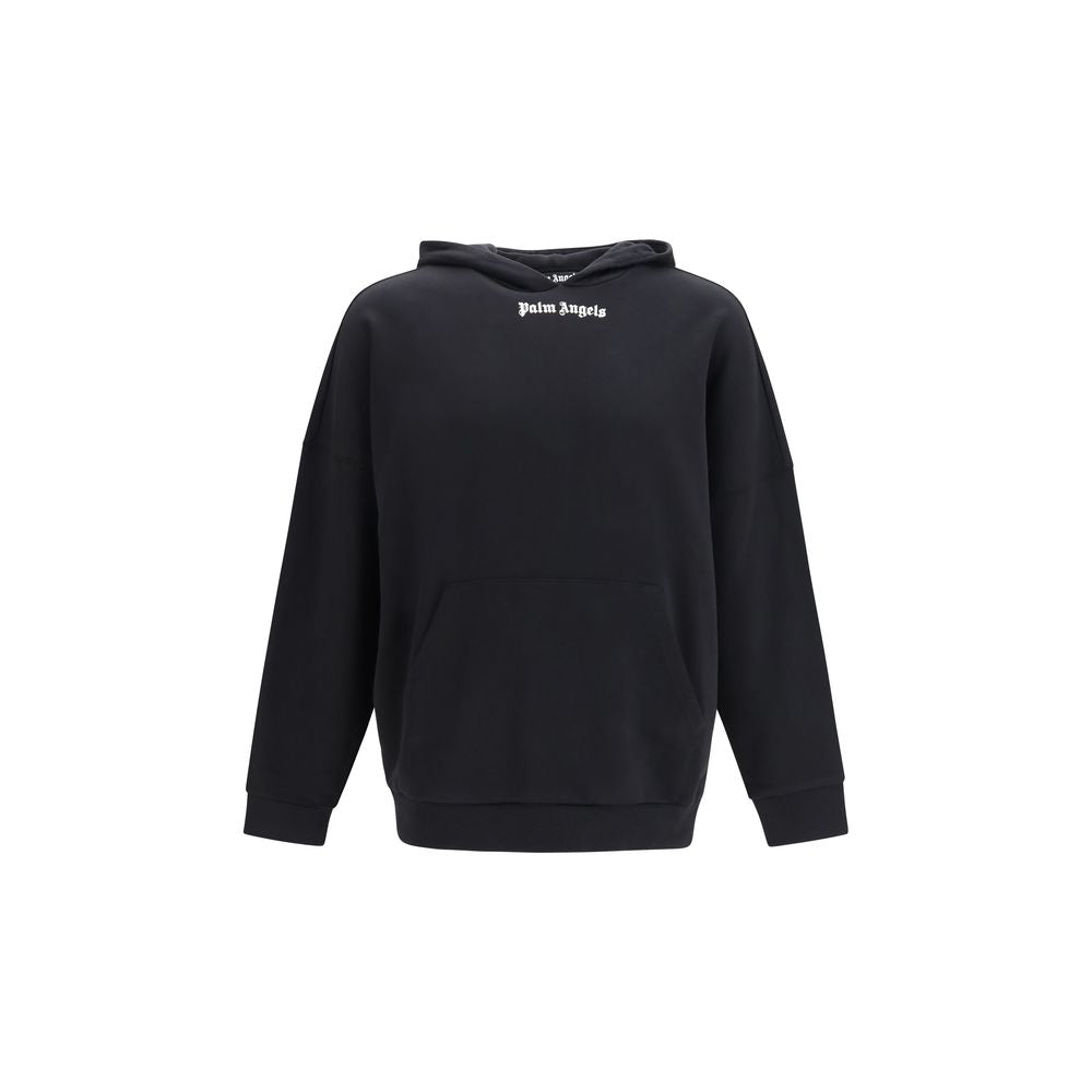 Palm Angels Black Cotton Sweatshirt