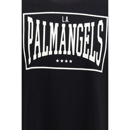 Palm Angels Black Cotton T-Shirt