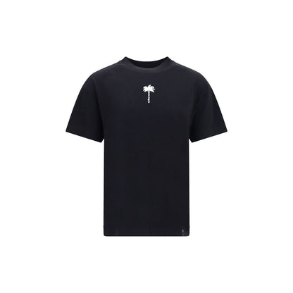 Palm Angels Black Cotton T-Shirt