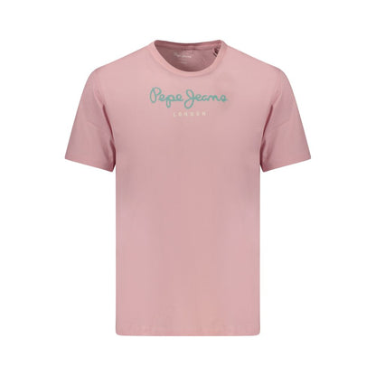 Pepe Jeans Pink Cotton Men's T-Shirt