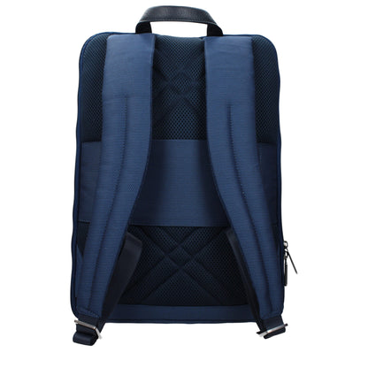 Piquadro Blue Fabric Backpack