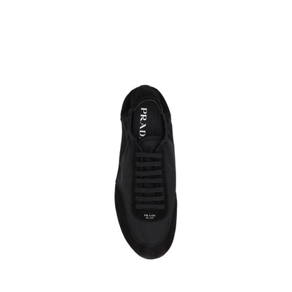 Prada Black Recycled Polyamide Sneakers