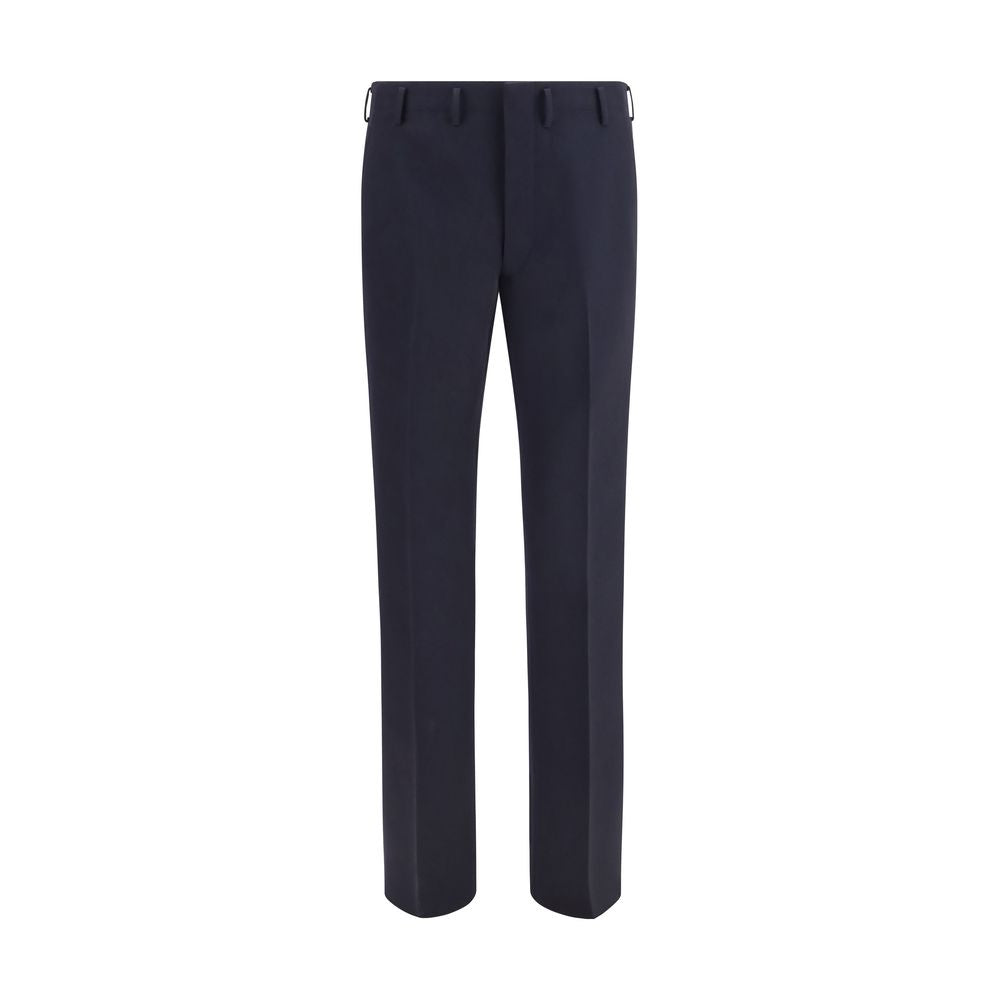 Prada Blue Wool Oves Aries Dress Pants