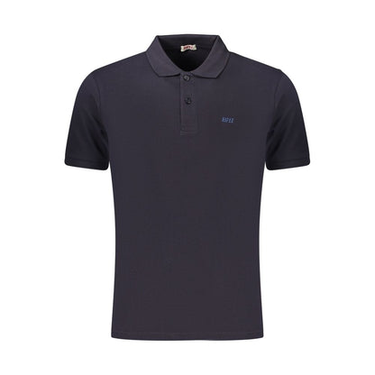 Rifle Blue Cotton Men's Polo Shirt