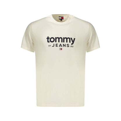 Tommy Hilfiger Bianco Cotton Men's T-Shirt