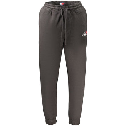 Tommy Hilfiger Black Cotton Mens Trousers