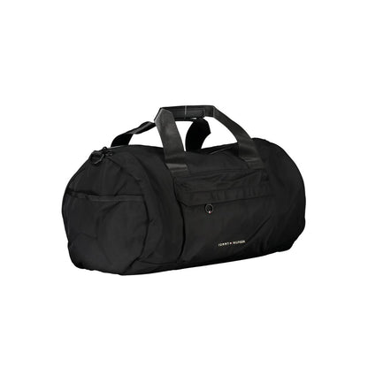 Tommy Hilfiger Black Polyester Men's Shoulder Bag