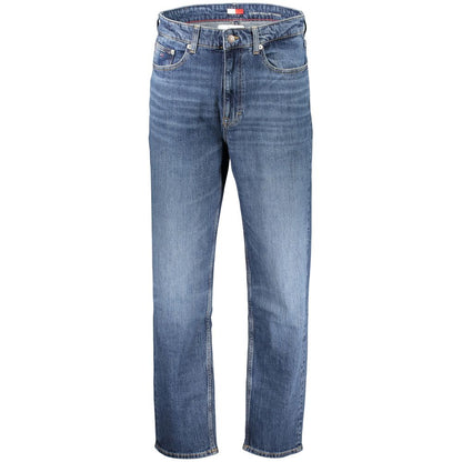 Tommy Hilfiger Blue Cotton Men's Jeans Refined with Tapered Silhouette