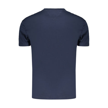 Tommy Hilfiger Blue Cotton Men's T-Shirt