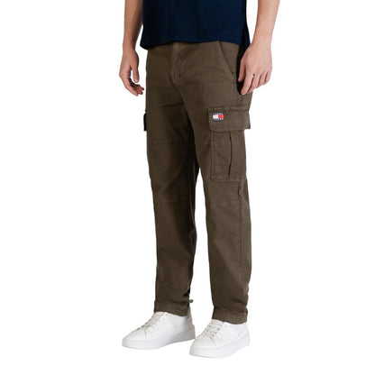 Tommy Hilfiger Jeans Green Recycled Cotton Cargo Pants