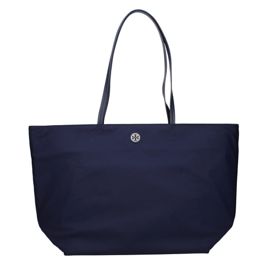 Tory Burch Blue Fabric Shoulder Bag