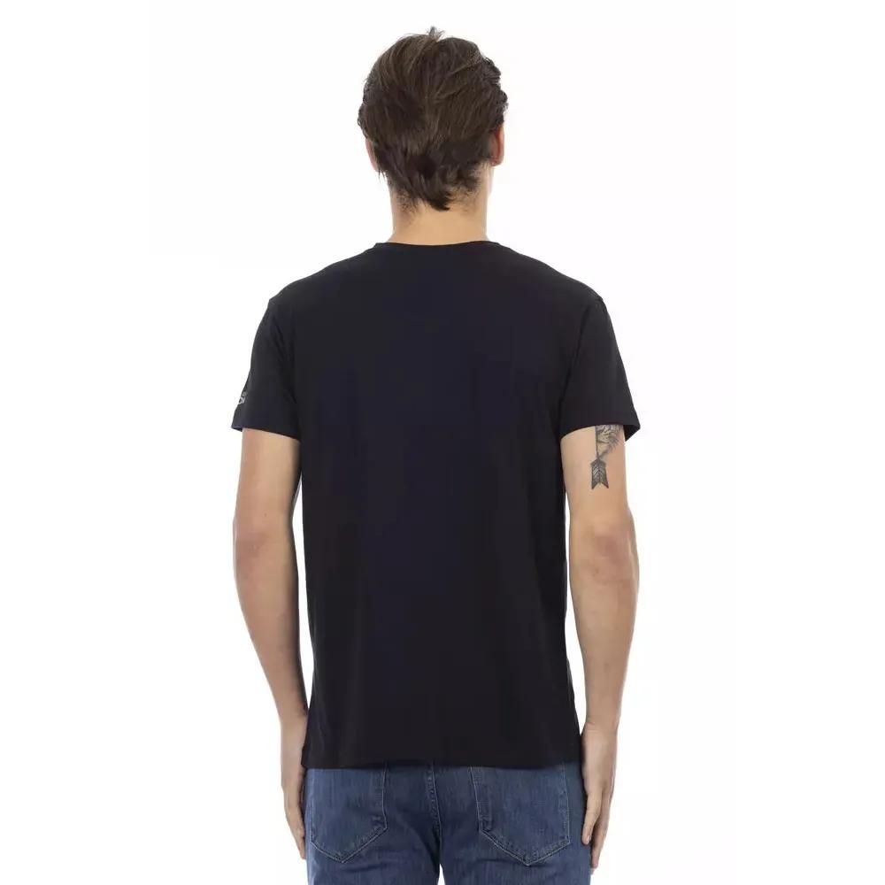 Trussardi Action Black Cotton Men's T-Shirt
