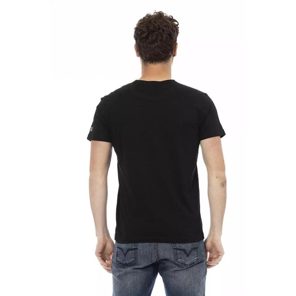 Trussardi Action Black Cotton Men's T-Shirt