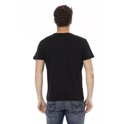Trussardi Action Black Cotton Men's T-Shirt