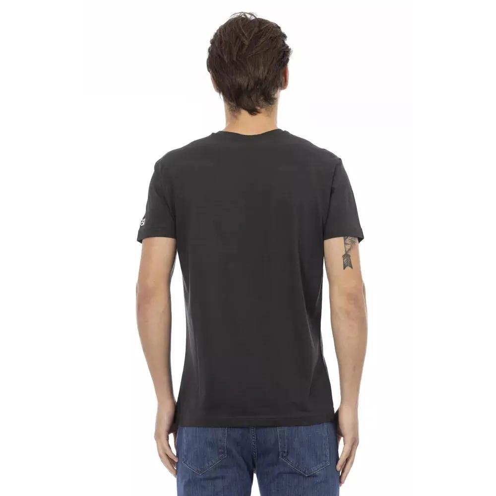Trussardi Action Black Cotton Men's T-Shirt