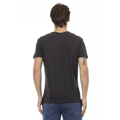 Trussardi Action Black Cotton Men's T-Shirt