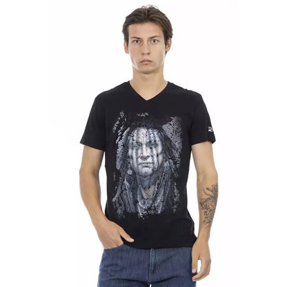 Trussardi Action Black Cotton Men's T-Shirt