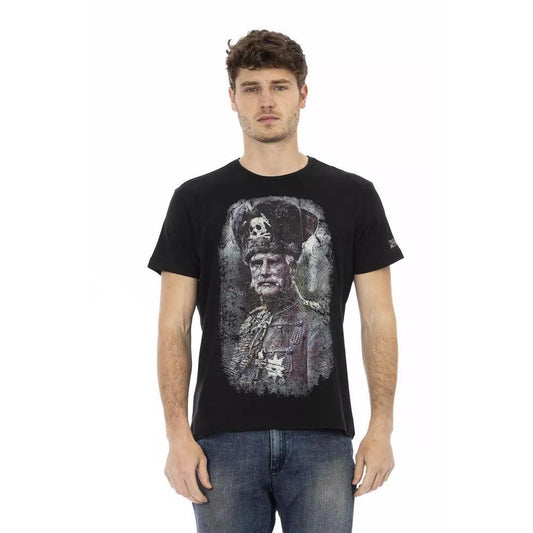 Trussardi Action Black Cotton Men's T-Shirt