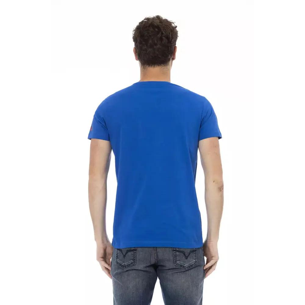 Trussardi Action Blue Cotton Men's T-Shirt