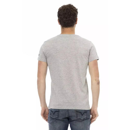 Trussardi Action Gray Cotton Men's T-Shirt