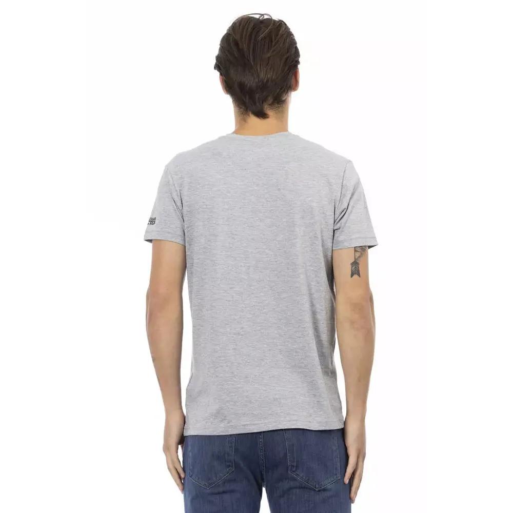 Trussardi Action Gray Cotton Men's T-Shirt