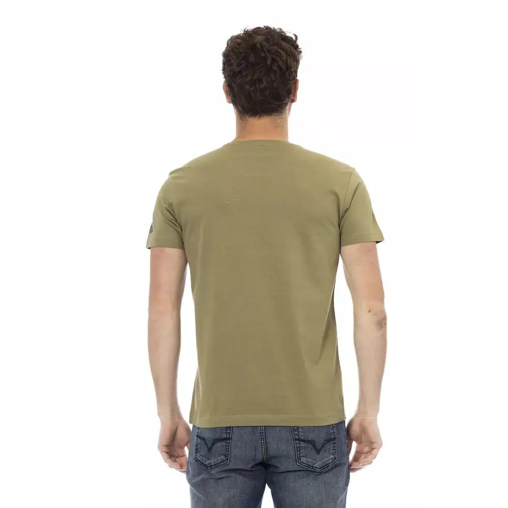 Trussardi Action Green Cotton Men's T-Shirt
