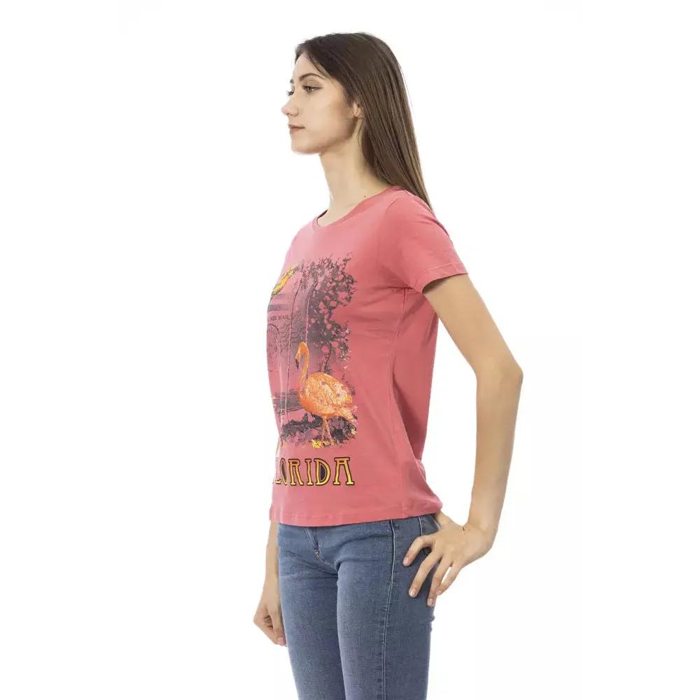 Trussardi Action Multicolor Cotton Women T-Shirt