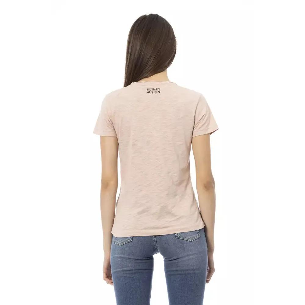 Trussardi Action Multicolor Cotton Women T-Shirt