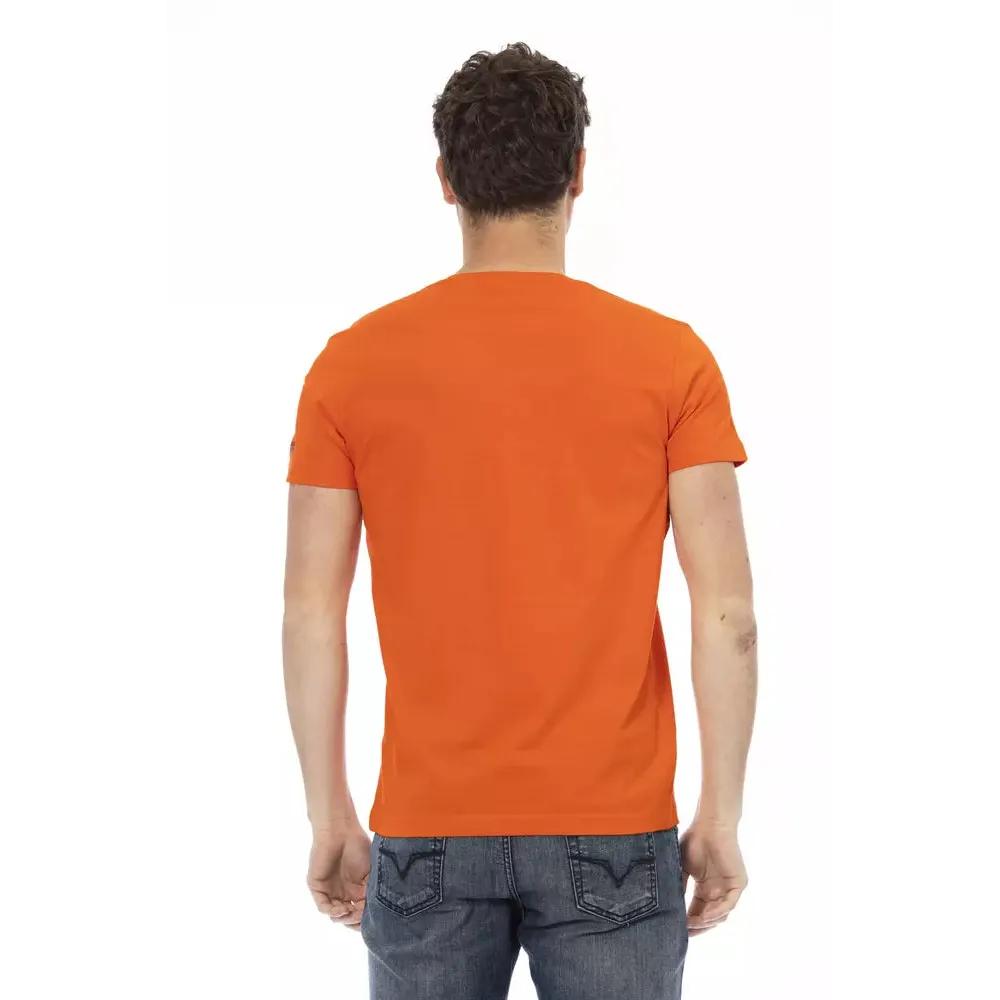 Trussardi Action Orange Cotton Men's T-Shirt