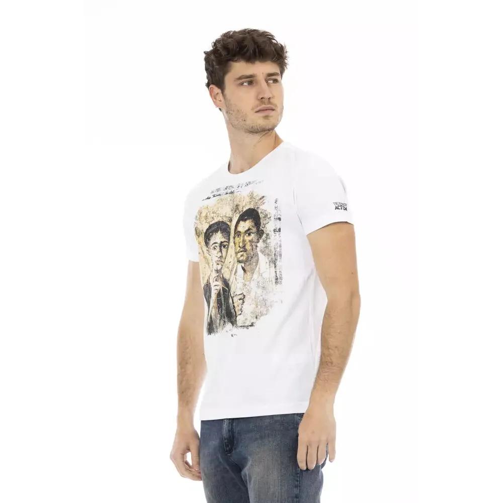 Trussardi Action White Cotton Men's T-Shirt