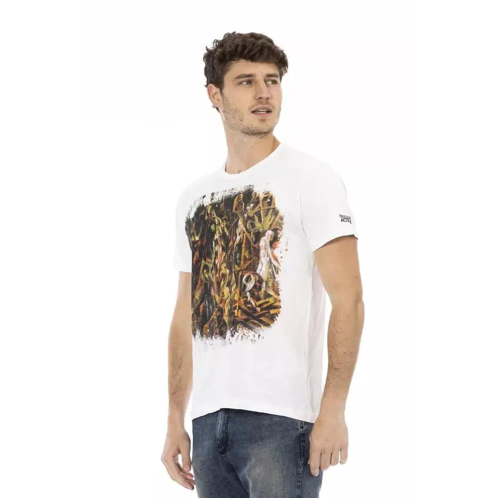 Trussardi Action White Cotton Men's T-Shirt