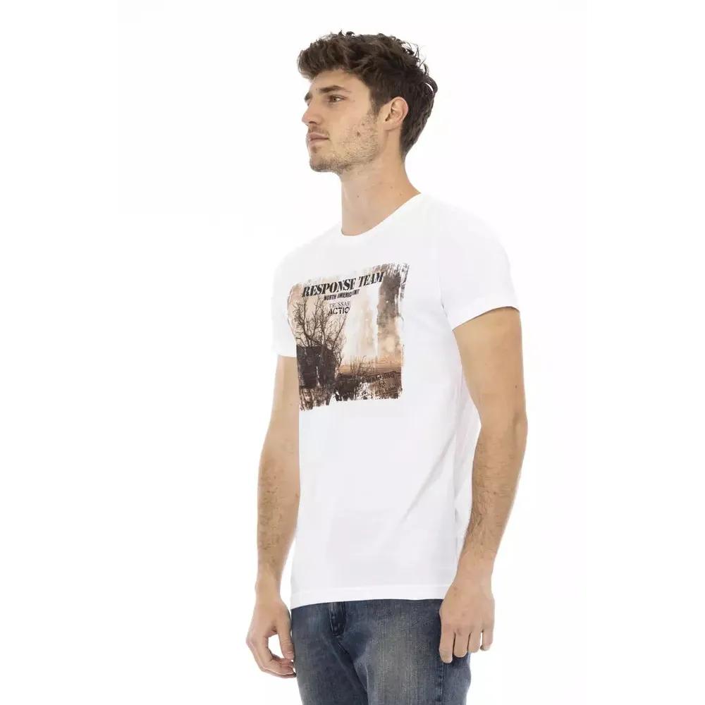 Trussardi Action White Cotton Men's T-Shirt