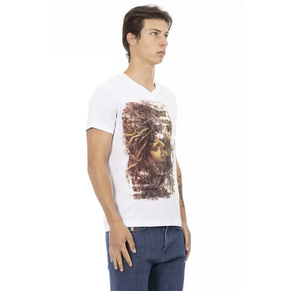 Trussardi Action White Cotton Men's T-Shirt