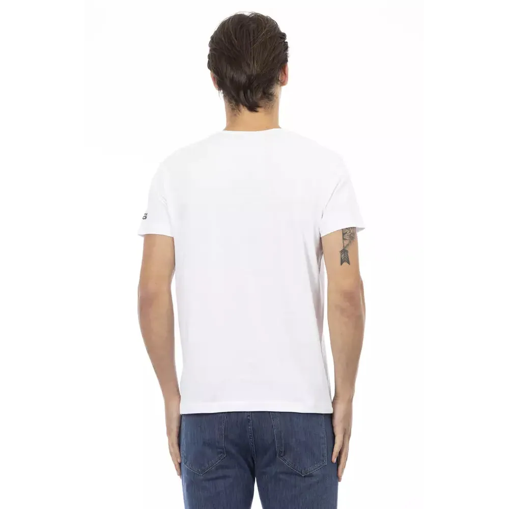 Trussardi Action White Cotton Men's T-Shirt