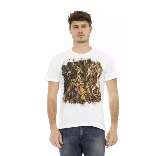Trussardi Action White Cotton Men's T-Shirt