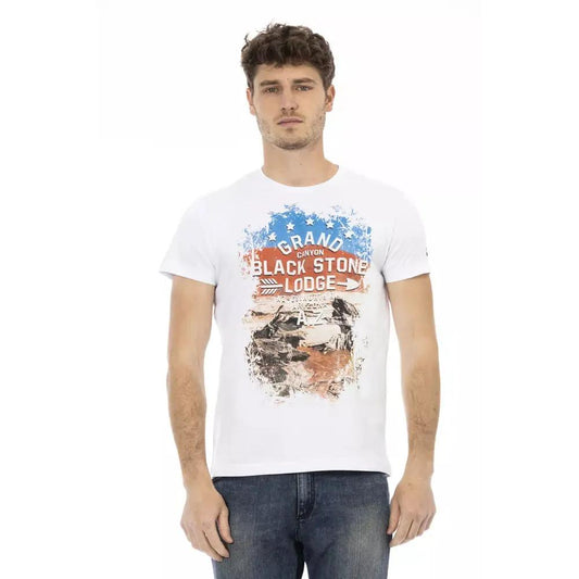 Trussardi Action White Cotton Men's T-Shirt