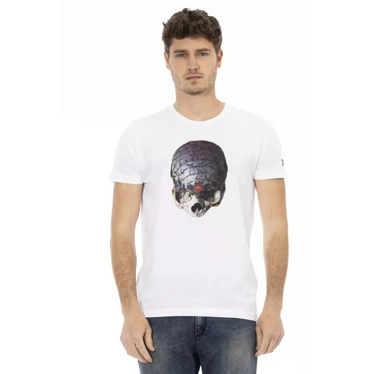 Trussardi Action White Cotton Men's T-Shirt