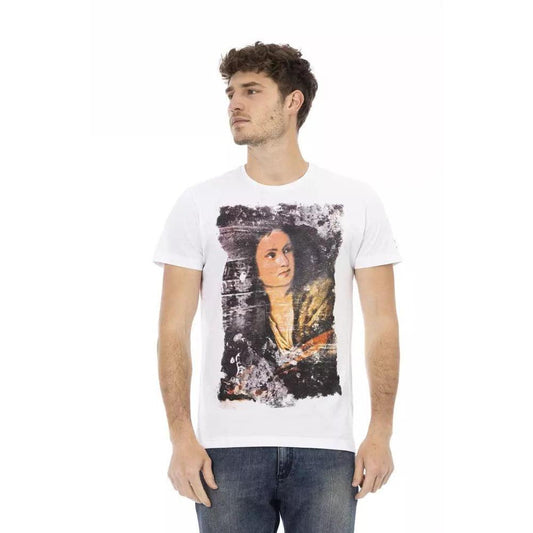 Trussardi Action White Cotton Men's T-Shirt