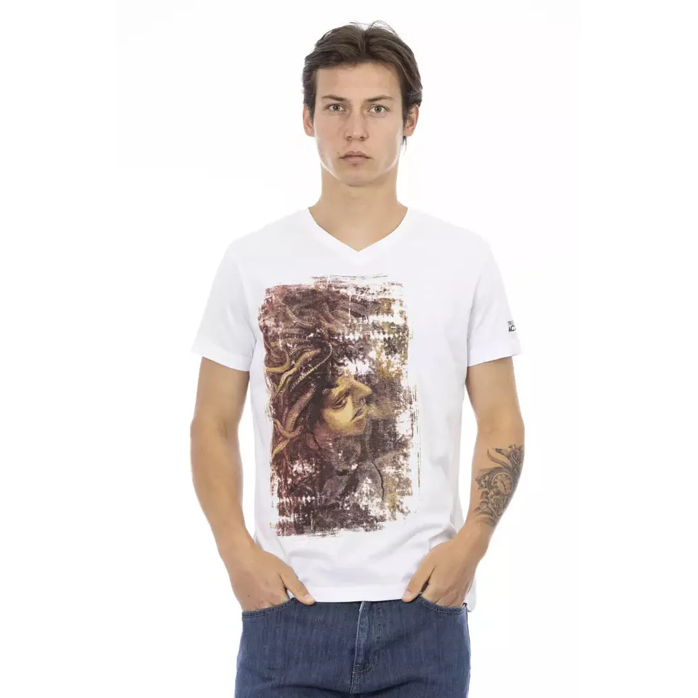 Trussardi Action White Cotton Men's T-Shirt