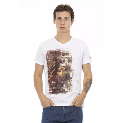 Trussardi Action White Cotton Men's T-Shirt