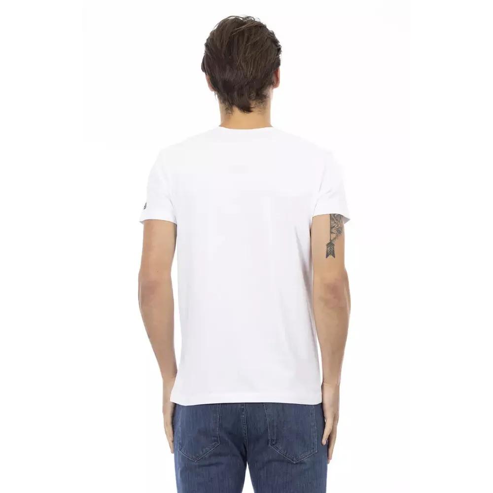 Trussardi Action White Cotton T-Shirt